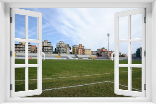 Fototapeta Naklejka Na Ścianę Okno 3D - Campo da calcio
