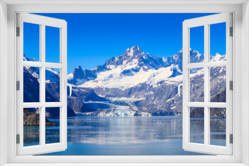Fototapeta Naklejka Na Ścianę Okno 3D - Glacier Bay view of Mountains