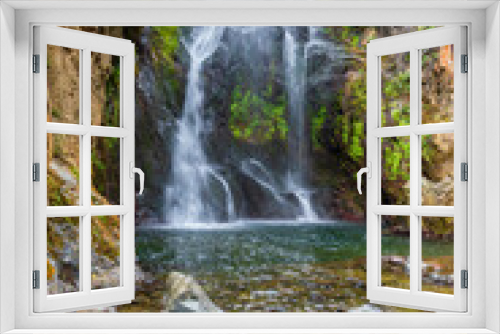 Fototapeta Naklejka Na Ścianę Okno 3D - Termal Sudusen waterfall view in Yalova