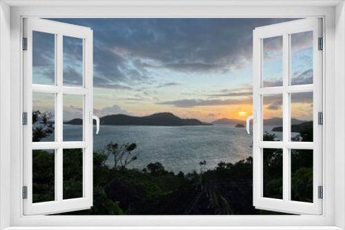 Fototapeta Naklejka Na Ścianę Okno 3D - Sunset scene of Andaman Sea, Phuket Island  