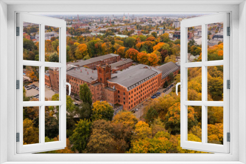 Fototapeta Naklejka Na Ścianę Okno 3D - Złota Jesień nad Parkiem