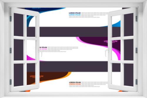 Web banner design vector