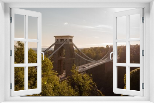 Fototapeta Naklejka Na Ścianę Okno 3D - That photo from Bristol Somerset Clifton Bridge 