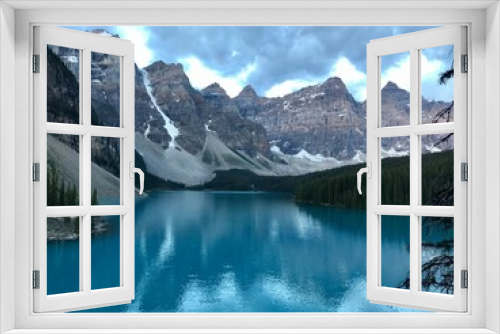 Fototapeta Naklejka Na Ścianę Okno 3D - lake louise banff national park