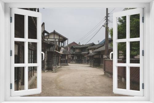 Fototapeta Naklejka Na Ścianę Okno 3D - 옛날풍경