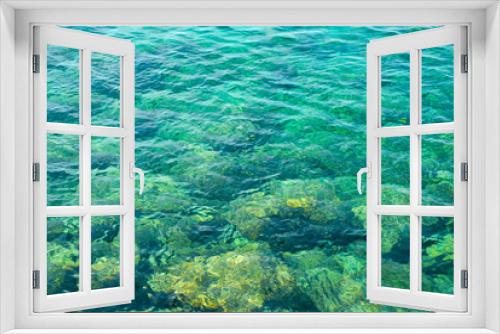 Fototapeta Naklejka Na Ścianę Okno 3D - blue summer sea