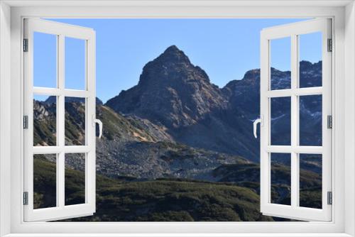 Fototapeta Naklejka Na Ścianę Okno 3D - Góra Kościelec, Tatry, Dolina Gąsienicowa, góry, Park Narodowy, krajobraz, 