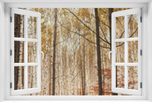 Fototapeta Naklejka Na Ścianę Okno 3D - 나무