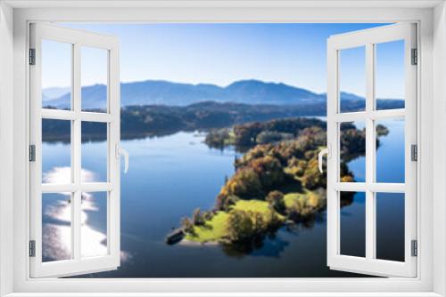 Fototapeta Naklejka Na Ścianę Okno 3D - lake Stafelsee near Murnau