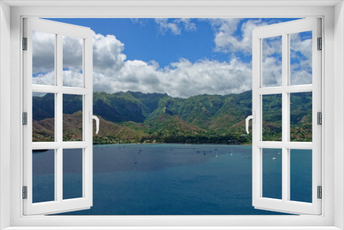 Fototapeta Naklejka Na Ścianę Okno 3D - Baie de Taiohae - iles marquises - polynesie francaise