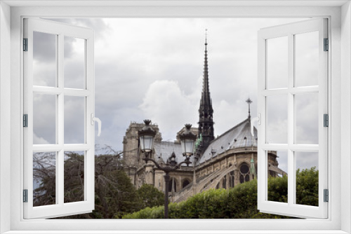 Fototapeta Naklejka Na Ścianę Okno 3D - Notre Damme Paris