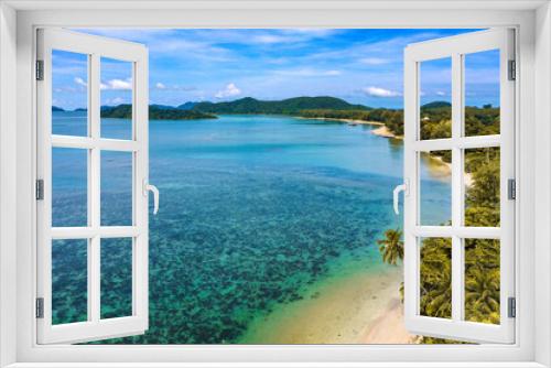 Fototapeta Naklejka Na Ścianę Okno 3D - Koh Mak tropical island and its paradise beach near koh Chang, Trat, Thailand