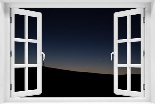 Fototapeta Naklejka Na Ścianę Okno 3D - Praded, Dlouhe Strane, Jesenik, Moravia, sunset