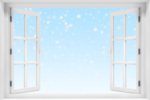 Fototapeta Naklejka Na Ścianę Okno 3D - Random falling stars Christmas background. Subtle