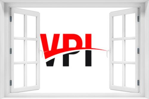 VPI Letter Initial Logo Design Vector Illustration