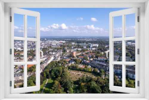 Fototapeta Naklejka Na Ścianę Okno 3D - Luftaufnahme Stadt