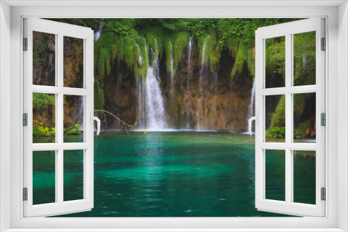 Fototapeta Naklejka Na Ścianę Okno 3D - Galovacki Buk, Plitvice Lakes National Park