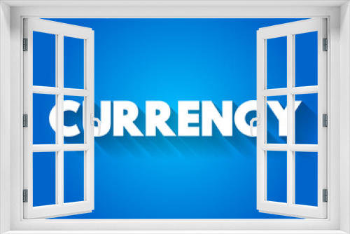 CURRENCY text quote, concept background