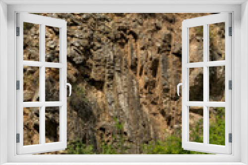 Fototapeta Naklejka Na Ścianę Okno 3D - close up of a fold rock formation