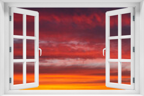 Fototapeta Naklejka Na Ścianę Okno 3D - Sunset at Staxton Hill overlooking the Vale of Pickering
