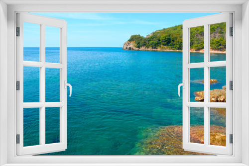 Fototapeta Naklejka Na Ścianę Okno 3D - blue summer sea