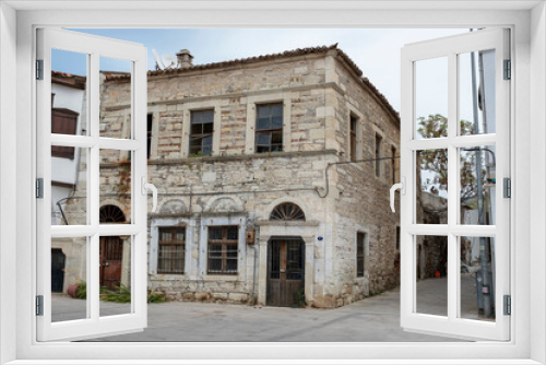 Fototapeta Naklejka Na Ścianę Okno 3D - Traditional house in Urla , Izmir province, Turkey