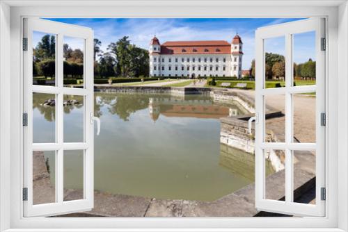 Fototapeta Naklejka Na Ścianę Okno 3D -  Castle and park Holesov, Moravia, Czech republic