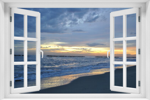 Fototapeta Naklejka Na Ścianę Okno 3D - #sunset on the #beach #Sea #walk #nature #landscapes