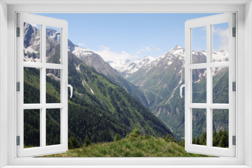 Fototapeta Naklejka Na Ścianę Okno 3D - The view from Imbachhorn mountain, Austria