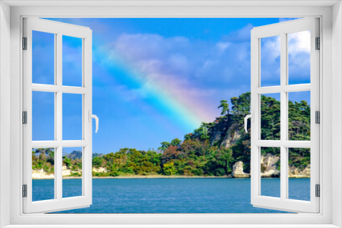 Fototapeta Naklejka Na Ścianę Okno 3D - 松島の島々