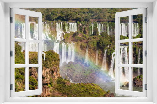 Fototapeta Naklejka Na Ścianę Okno 3D - Iguazu Falls or Waterfall landscape