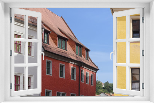 Fototapeta Naklejka Na Ścianę Okno 3D - Old Houses in Meissen