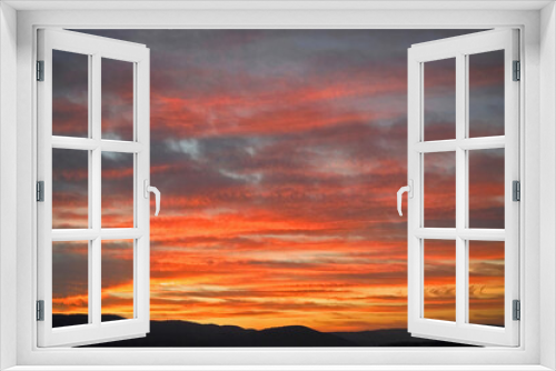 Fototapeta Naklejka Na Ścianę Okno 3D - sunset