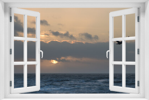 Fototapeta Naklejka Na Ścianę Okno 3D - Hinaus auf's Meer