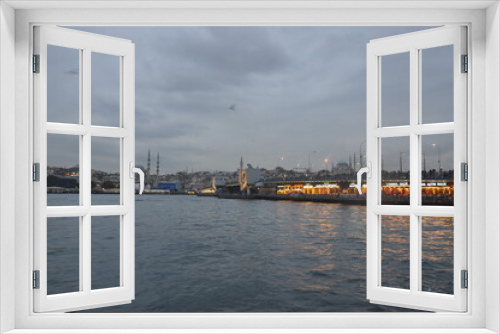 Fototapeta Naklejka Na Ścianę Okno 3D - view of the port country
