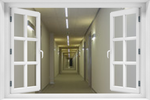 Fototapeta Naklejka Na Ścianę Okno 3D - Luxury Hotel Corridor