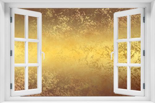 Fototapeta Naklejka Na Ścianę Okno 3D - Golden Abstract  decorative paper texture  background  for  artwork  - Illustration