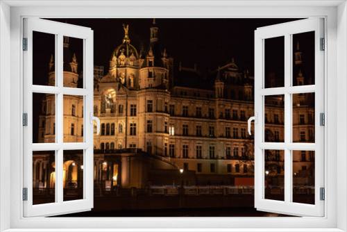 Fototapeta Naklejka Na Ścianę Okno 3D - Schloss Schwerin.