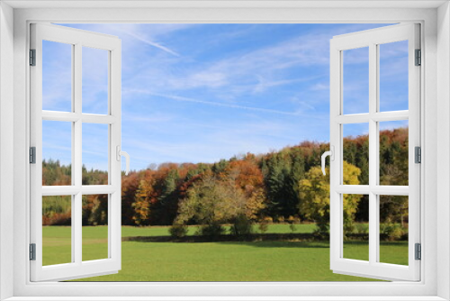 Fototapeta Naklejka Na Ścianę Okno 3D - Landschaften und Wälder auf der Schwäbischen Alb