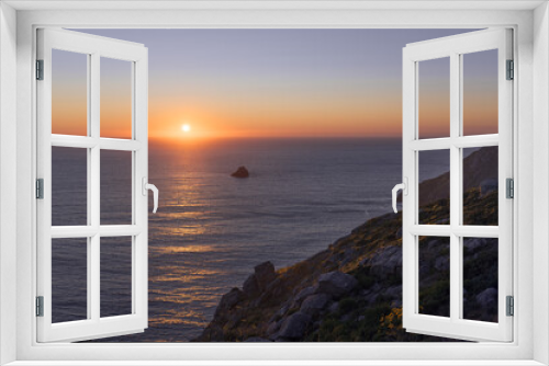 Fototapeta Naklejka Na Ścianę Okno 3D - Fisterra sunset, the most Famous sunset in Spain