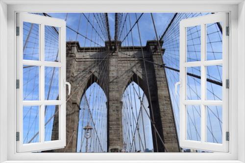 Fototapeta Naklejka Na Ścianę Okno 3D - Manhattan 