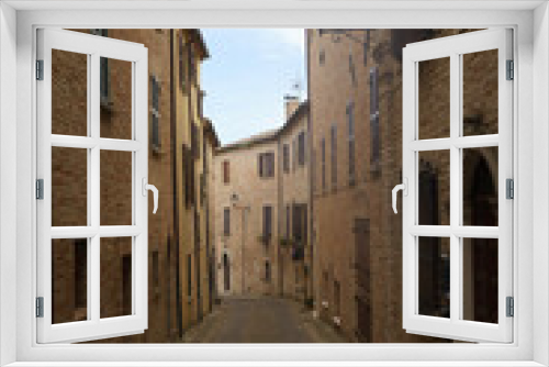 Fototapeta Naklejka Na Ścianę Okno 3D - Mondavio, medieval city
