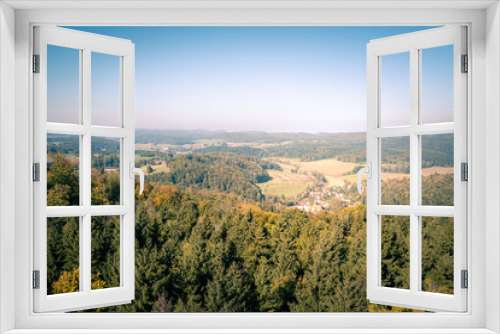 Fototapeta Naklejka Na Ścianę Okno 3D - Indian Summer auf der Schwäbischen Alb