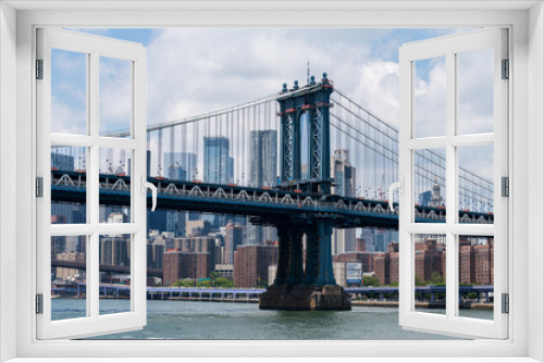 Fototapeta Naklejka Na Ścianę Okno 3D - NYC Skyline