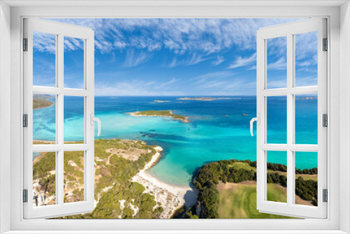 Fototapeta Naklejka Na Ścianę Okno 3D - Landscape with Plage du Petit Sperone, Corsica island, French