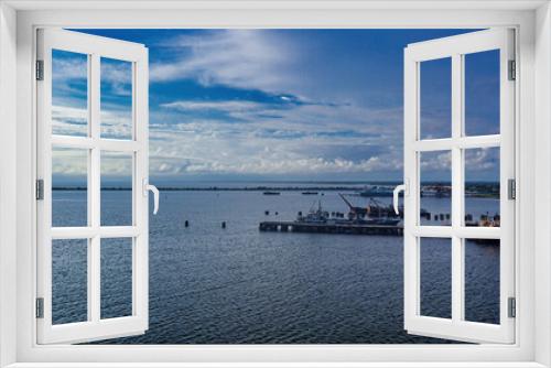 Fototapeta Naklejka Na Ścianę Okno 3D - very nice view of monrovia harbour in liberia