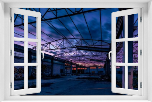 Fototapeta Naklejka Na Ścianę Okno 3D - abandoned factory