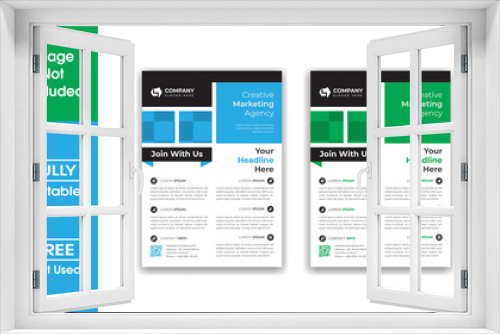 Business flyer design template.. Corporate flyer design for multipurpose. Flyer design in A4 size.	