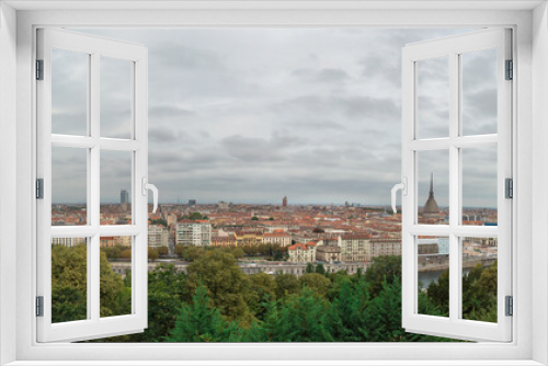 beautiful panorama of Turin