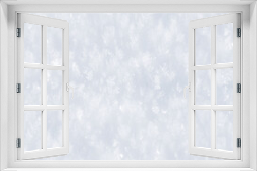 Seamless white background with first snow motif. 
